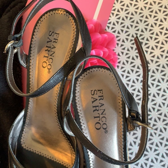 Franco Sarto open toe cork wedge heel - Picture 7 of 7